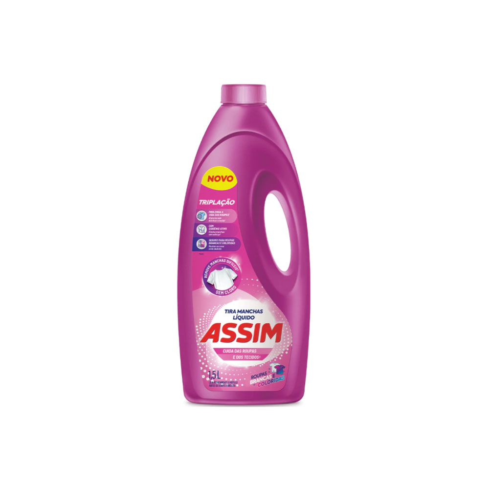 TIRA MANCHAS LIQ ASSIM 1,5L ROUPAS COLOR