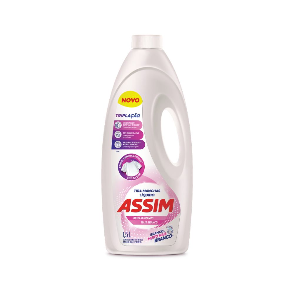 TIRA MANCHAS LIQ ASSIM 1,5L ROUPAS BRANC