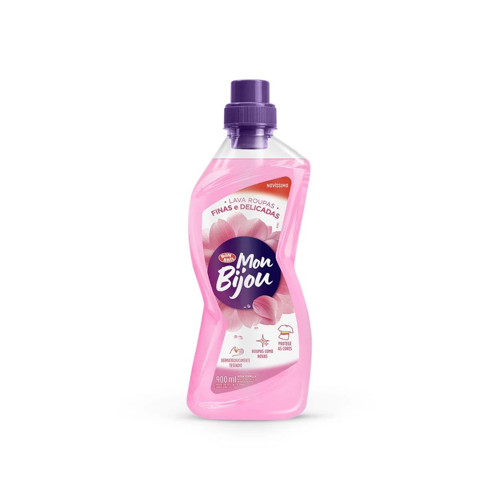 LAVA ROUPAS MONBIJOU 900ML FINAS E DELIC