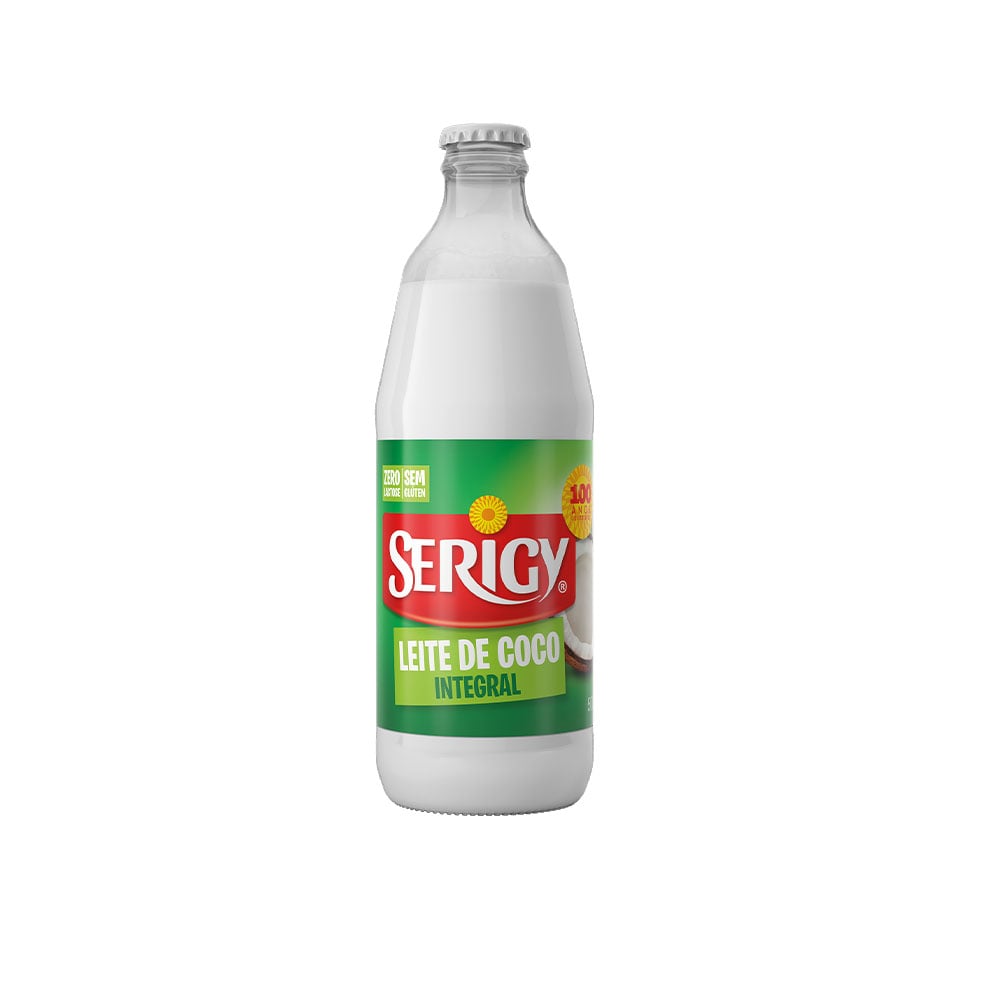LEITE COCO SERIGY 500ML INTEGRAL VIDRO