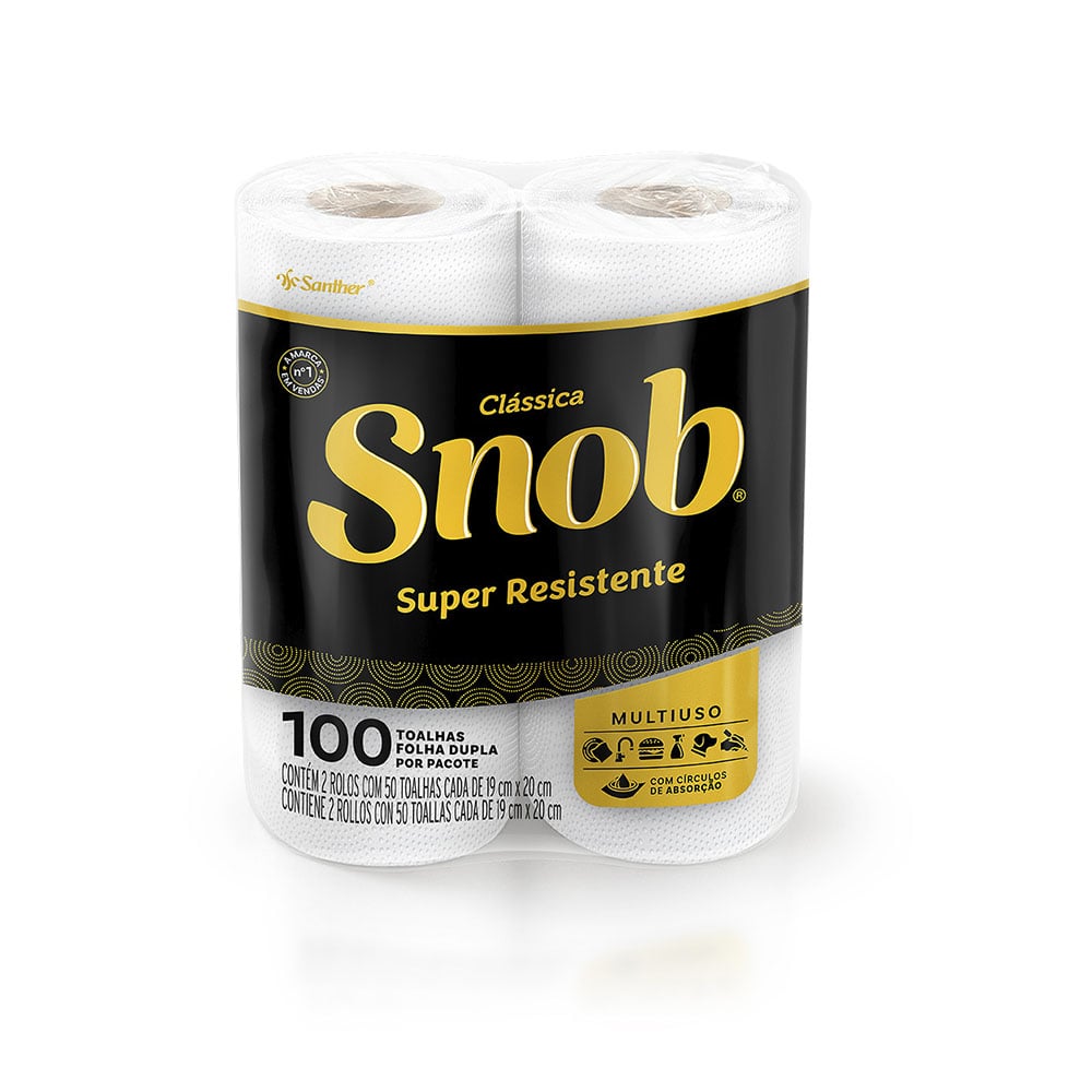 TOALHA DE PAPEL SNOB TNC100FLS ECON. M-U