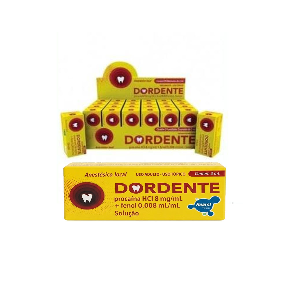 DORDENTE HEARST SOLUCAO PROCAINA + FENOL