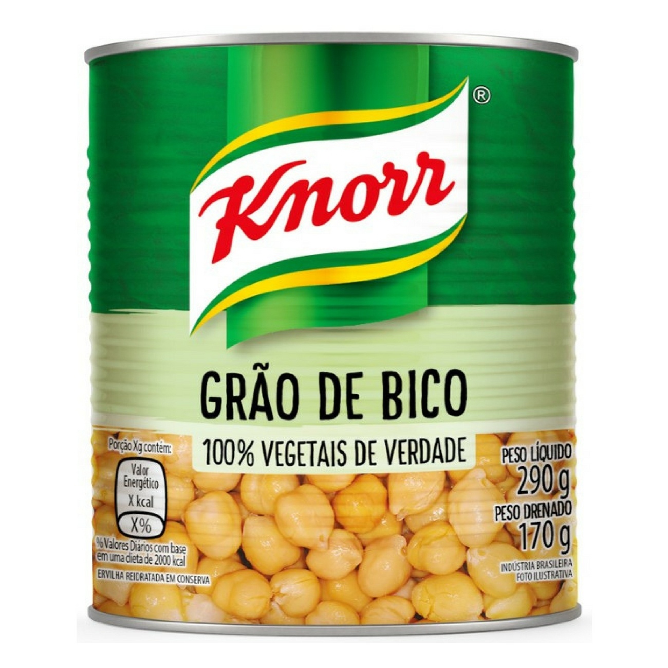 GRÃO DE BICO CONSERVA KNORR 170G