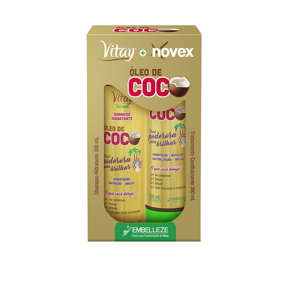 KIT SH+COND NOVEX VITAY OLEO DE COCO 