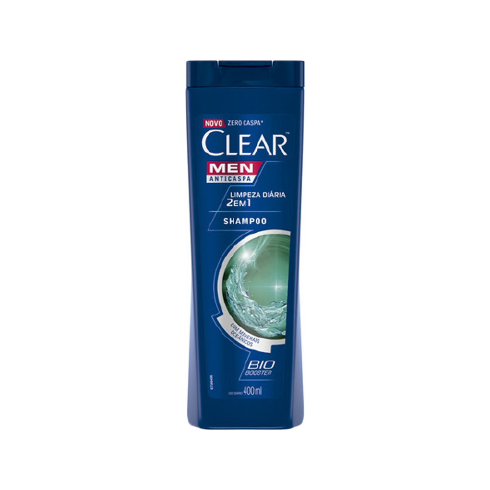 SH CLEAR 400ML 2EM1 LIMPEZA DIARIA