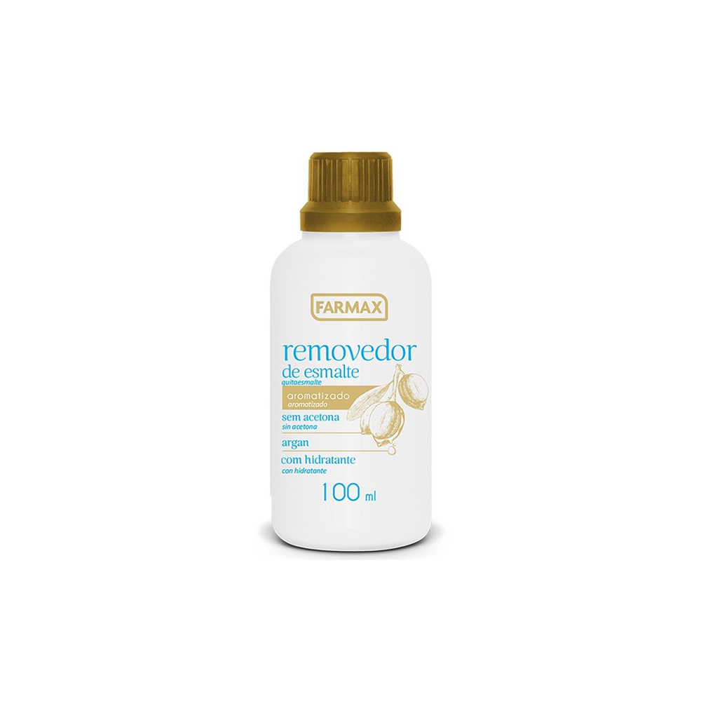 REMOV ESMALTE FARMAX 100ML ARGAN