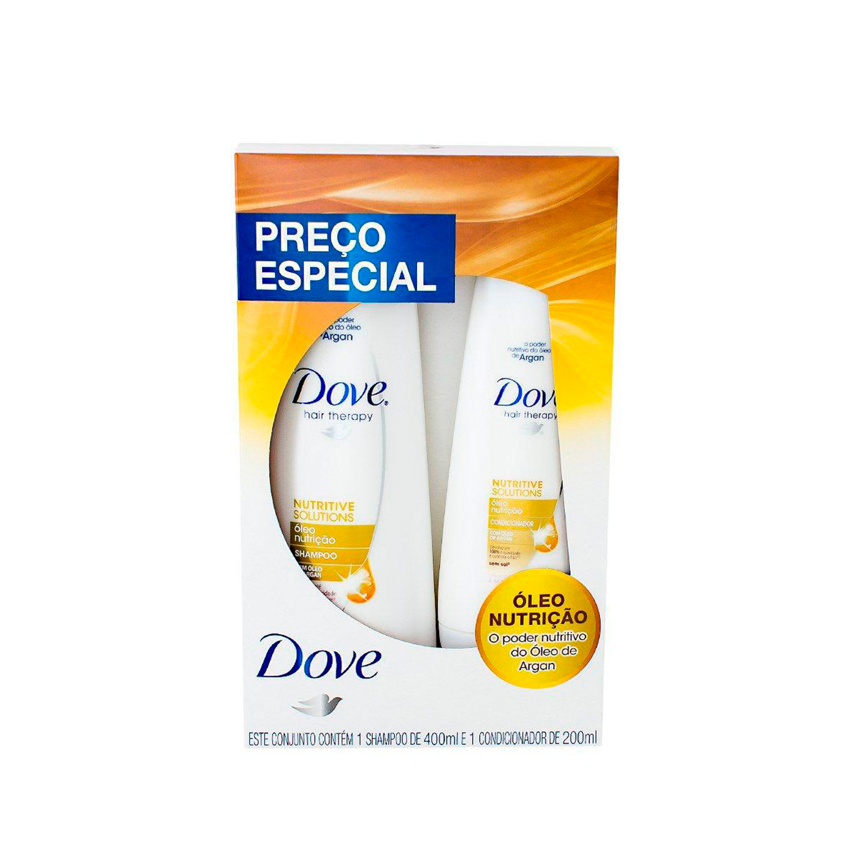 KIT PROMOPACK DOVE 400+200ML NUTRICAO