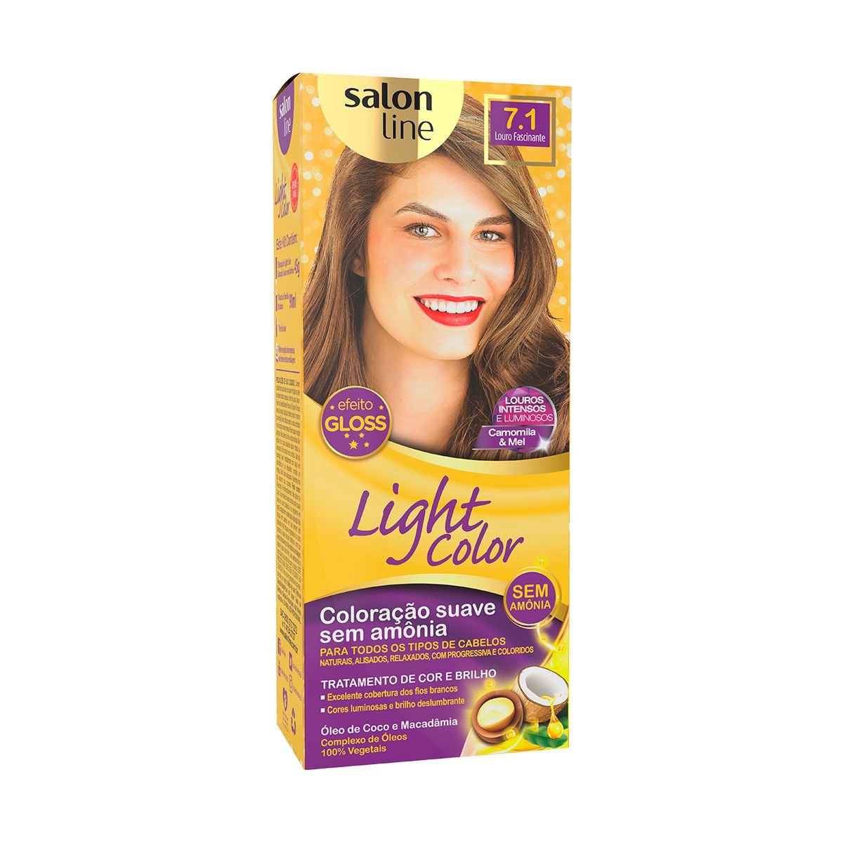 TINT LIGHT COLOR PROF 7.1 LOURO FASCINANTE