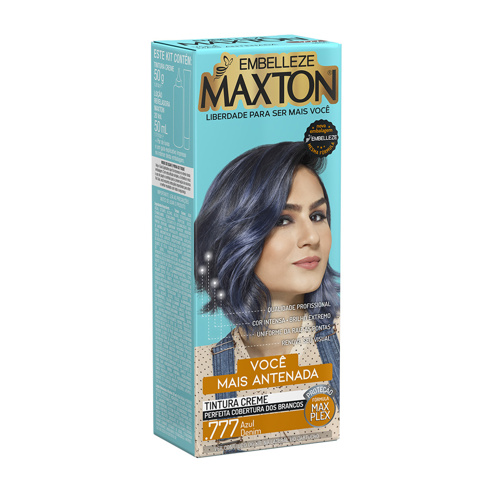 TINT MAXTON KIT PRAT 777 AZUL DENIM