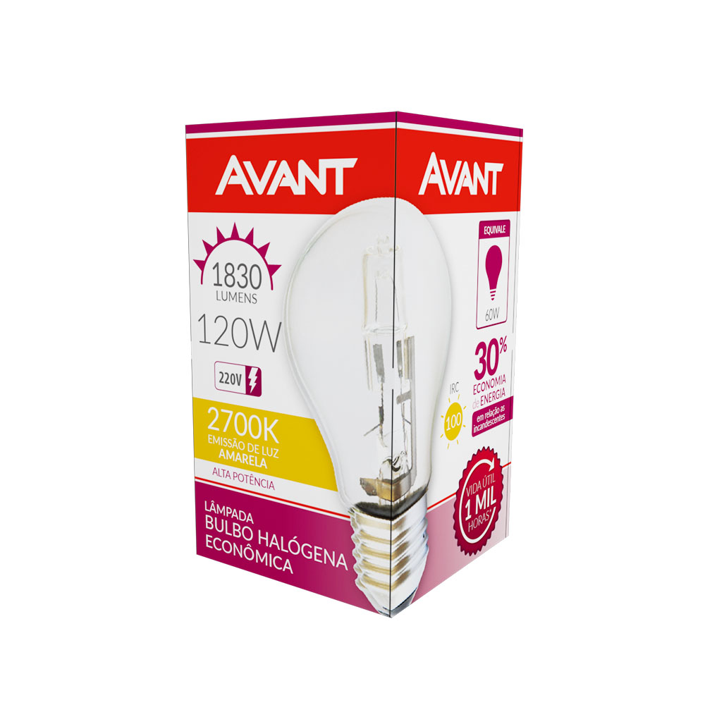 LAMP AVANT HALOGENA 120W 220V