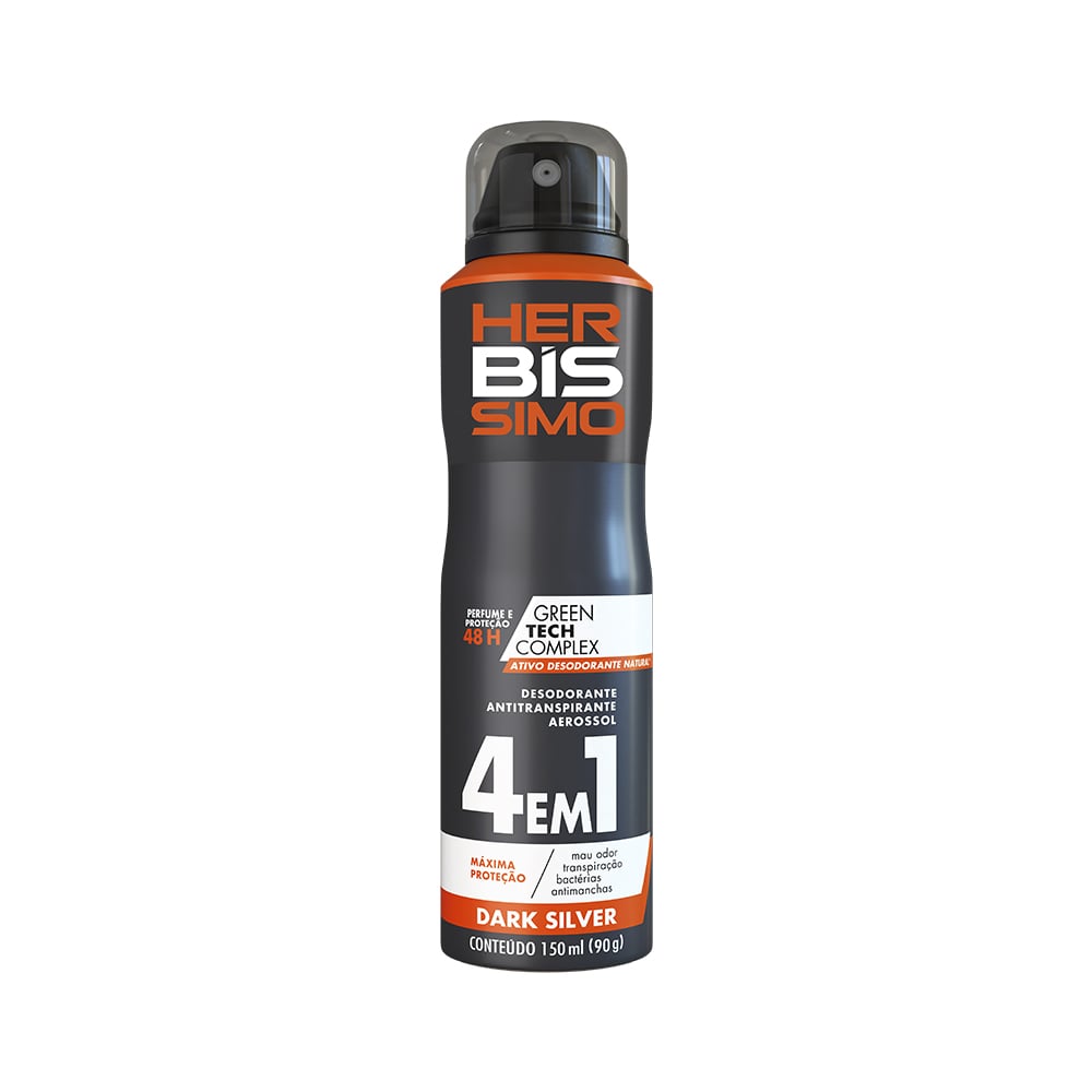 DES AERO HERBISSIMO BIS 48H 150ML DARK SILVER