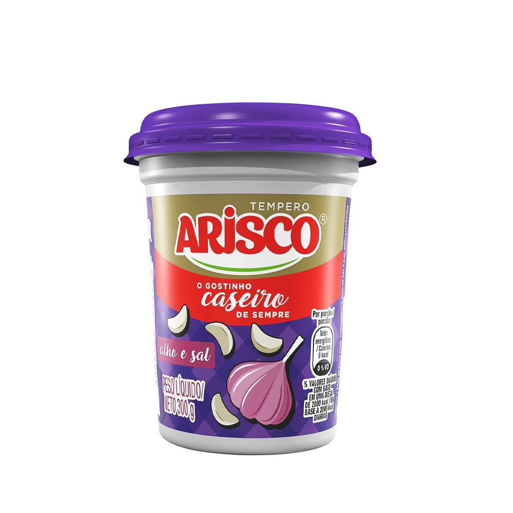 TEMP ARISCO 300G ALHO E SAL