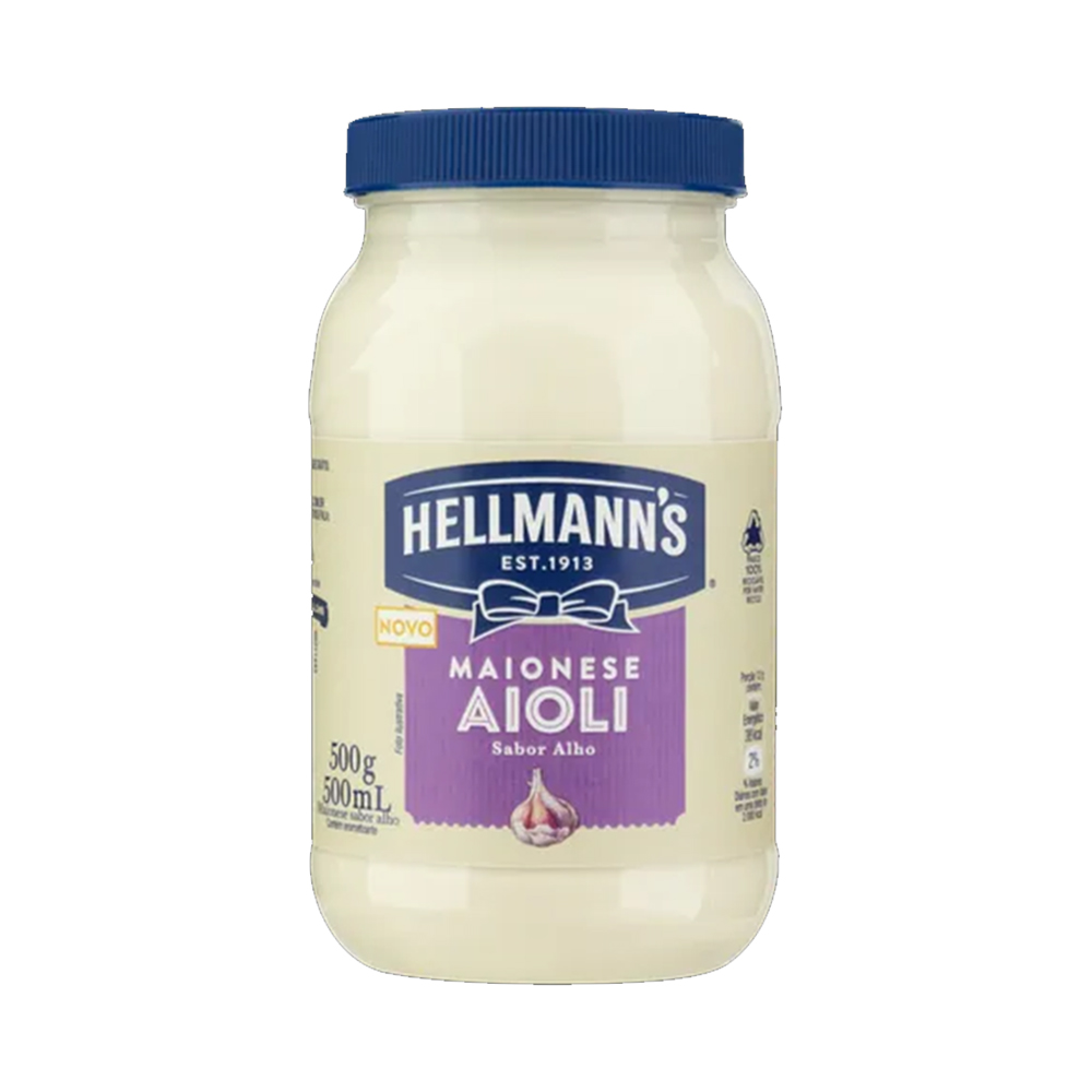 MAIONESE HELLMANN S 500G AIOLI PET