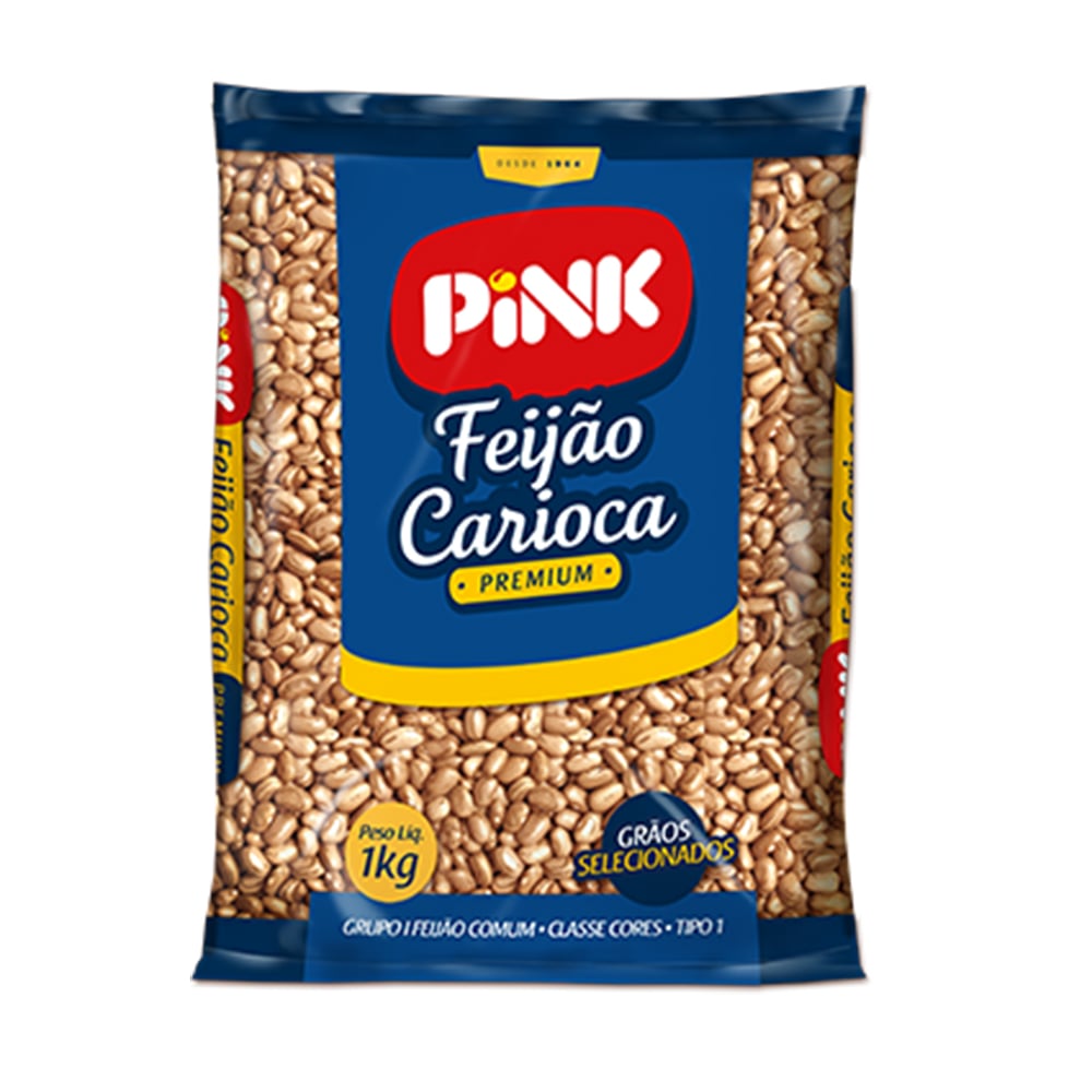 FEIJAO PINK 1KG CARIOCA