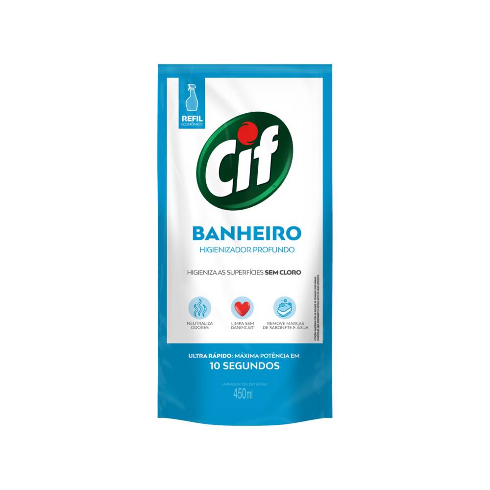 LIMP CIF 450ML BANHEIRO SC