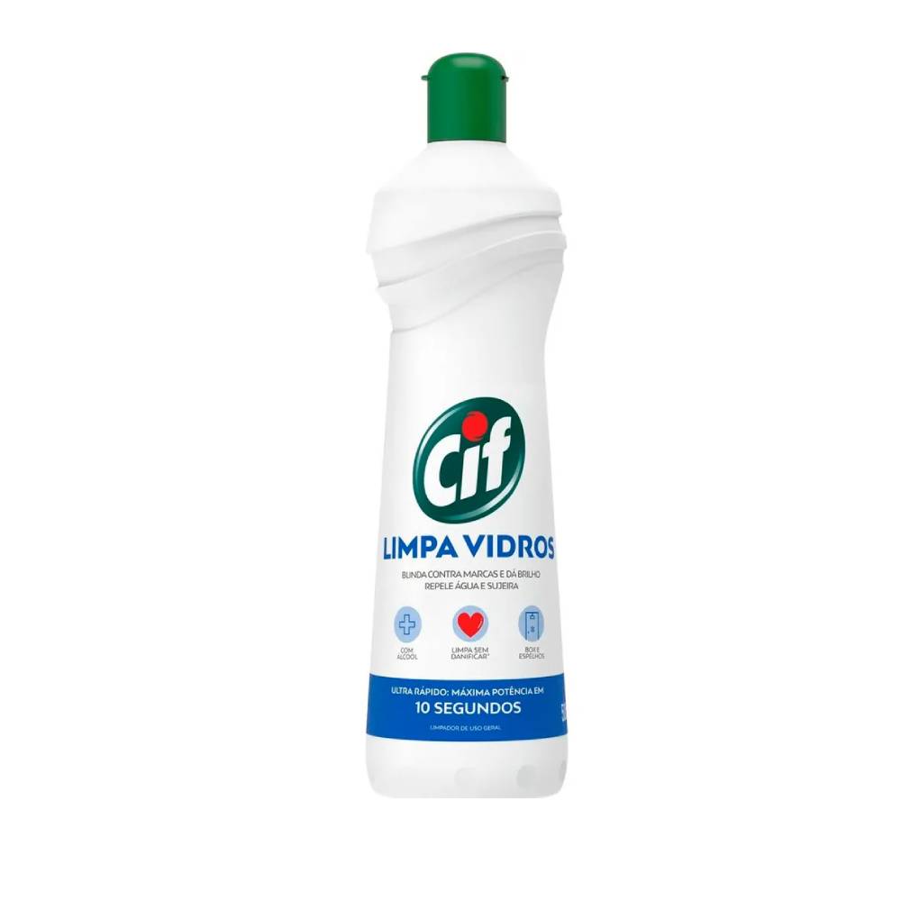 LIMP CIF 500ML LIMPA VIDROS