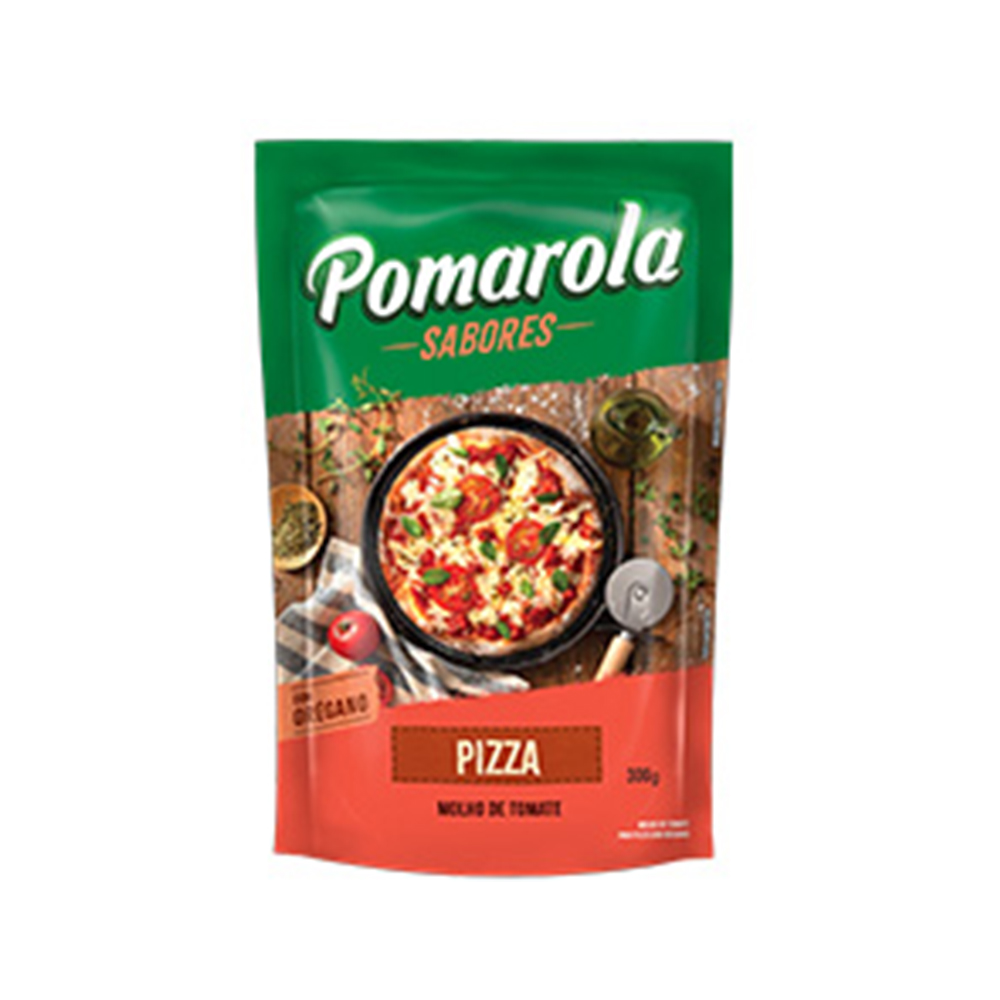MOLHO POMAROLA REC 300G PIZZA 