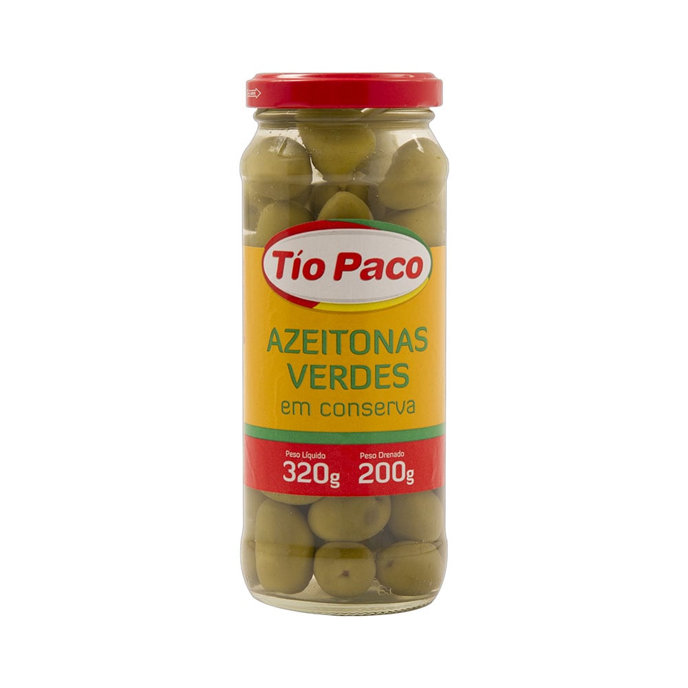 AZEITONA T PACO 200G VERDE  VD