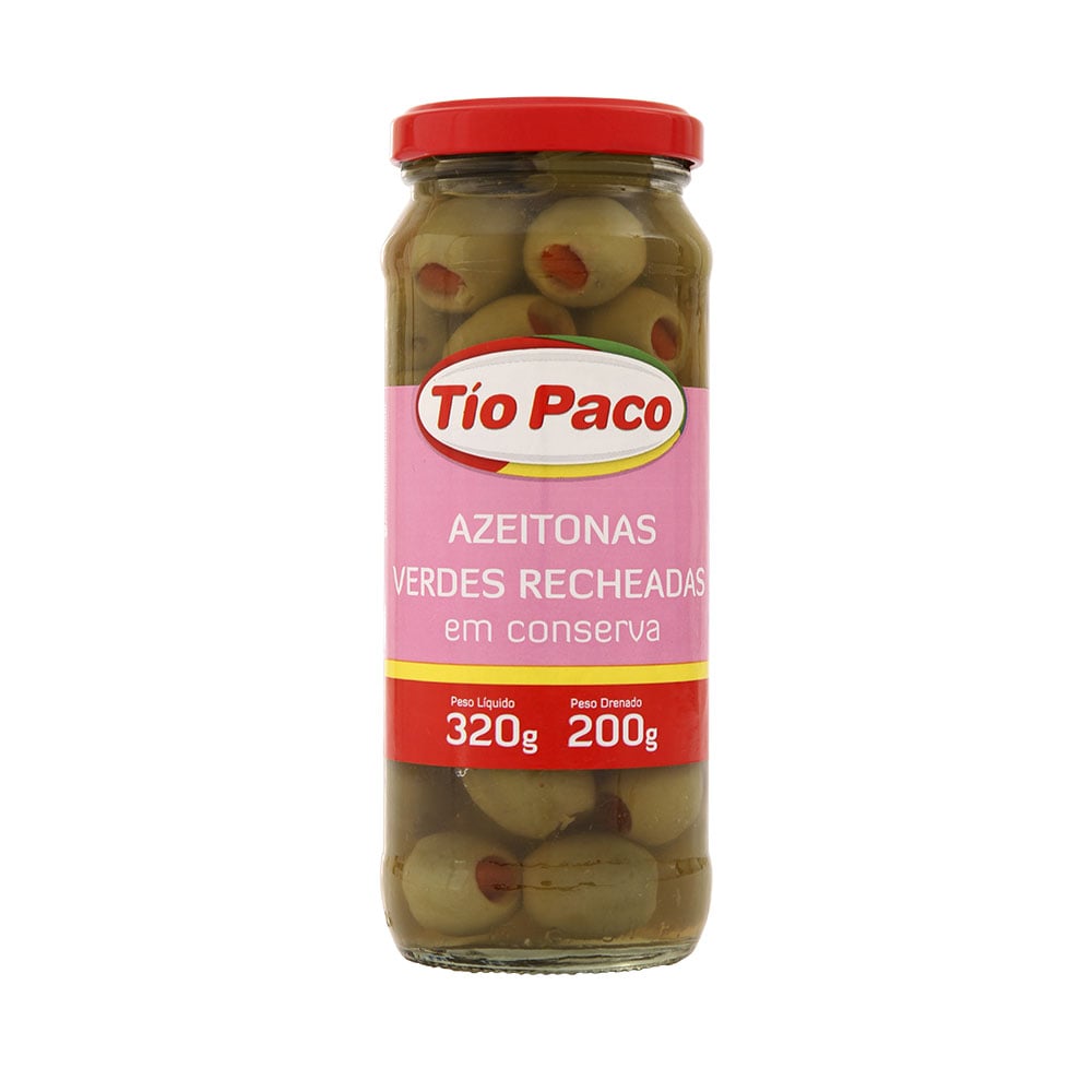 AZEITONA T PACO 200G V RECH VD