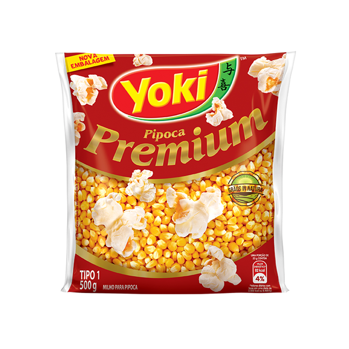 MILHO PIPOCA PREMIUM YOKI 500G