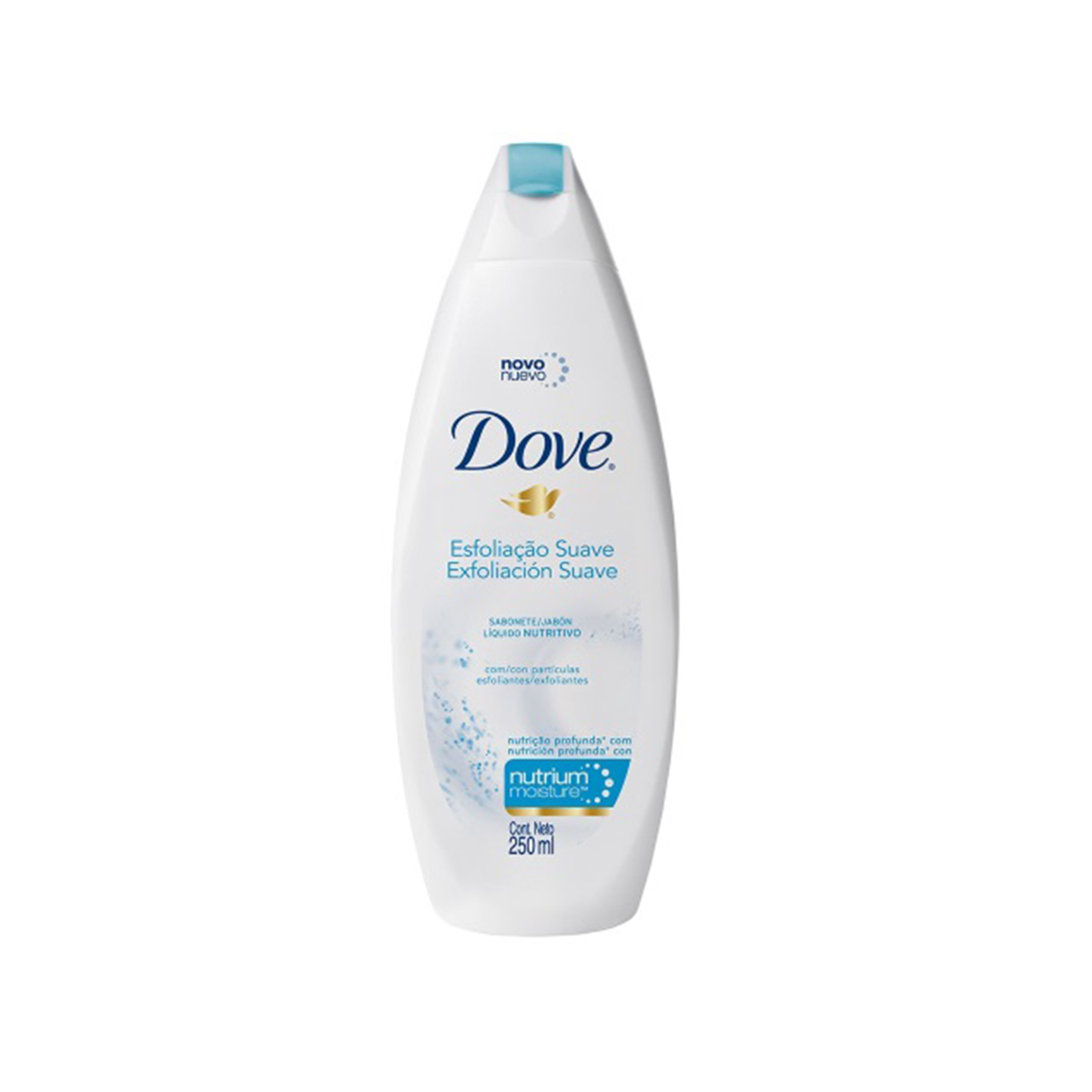 ST LIQ DOVE 250ML ESFOLIACAO SUAVE