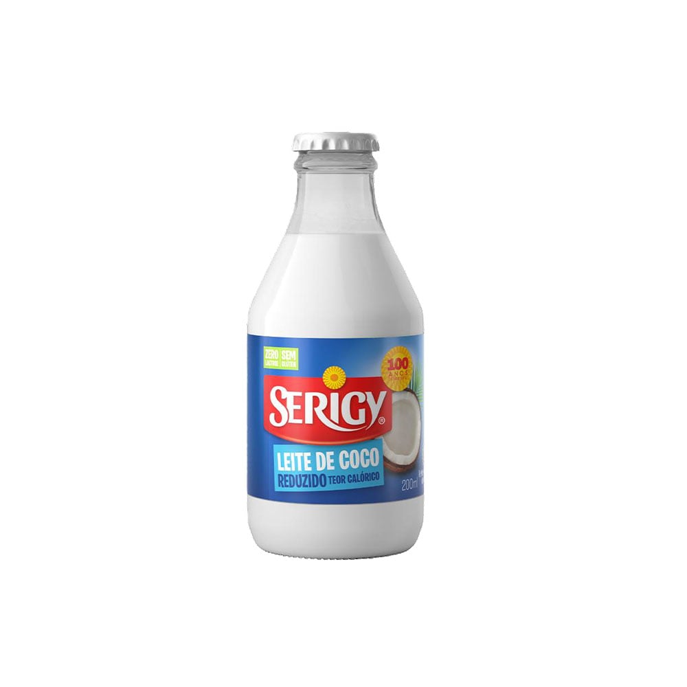 LEITE COCO SERIGY RTG 200ML VIDRO